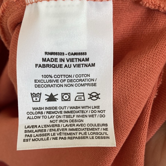 Nike Womens Sunshine Tank Dress Orange Size XL Cotton Athleisure - Picture 5 of 8